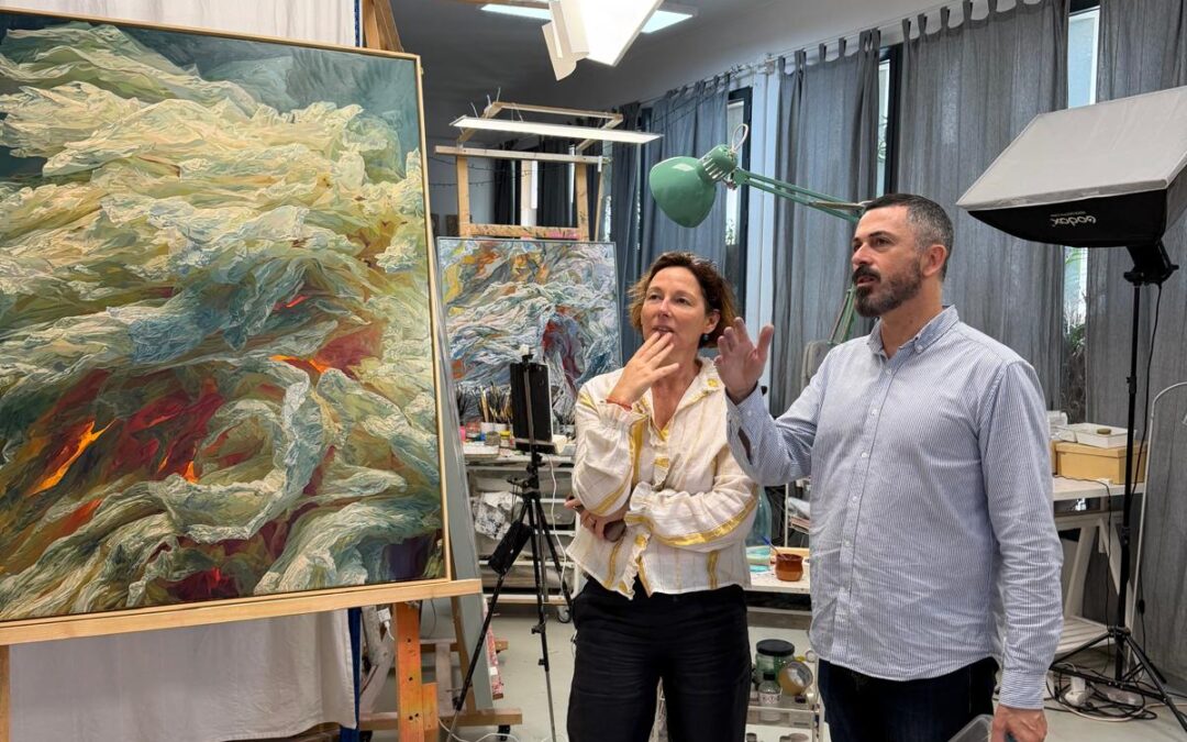 Atelierbesuch bei Javier León Pérez